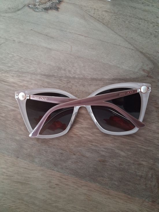 Jimmy Choo Mauve Cat-Eye Sunglasses with Cream Case main image 4